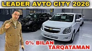 31-YANVAR LEADIR AVTO SITYDAN YANGI NARXLAR 2026
