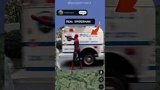 🤯 I found spiderman on Google maps 🌎 #googlemap13