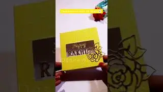 Decor Of Rakhi Box/Rakhi Gift For Brother/Hamper Decor/Rakhi Gift Ideas #shorts #Rakshabandhangift