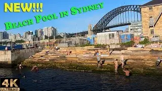 4K The newest Beach Infinity-edge Pool in Sydney City (Walk Tour)