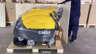 Floor Scrubber With Traction Drive, 26