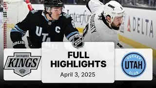 NHL Highlights | Kings vs. Utah Hockey Club | April 03, 2025