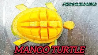 How to Cut a Mango Into Turtle Shape #shorts