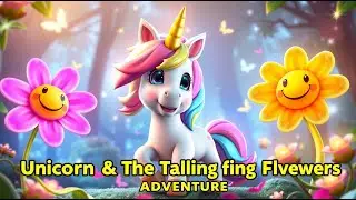Unicorn 🦄 The Talking Flowers 🌸 Adventure | Magical Nursery Rhyme for Kids | Fantasy Learning Song