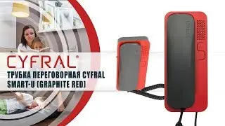 Трубка переговорная Cyfral SMART-U (GRAPHITE RED)