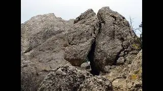 Столько людей в горах в январе я ещё не видела! Райская долина. Лестница тавров. Адамово ложе.
