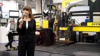 ESAB Avenger X Demonstration at FABTECH Expo 2012 by Trade Show Presenter Emilie Barta