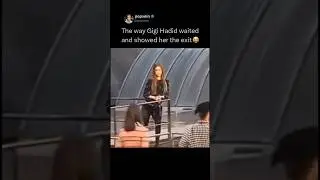 The way Gigi Hadid waited and showed her the exit 😭