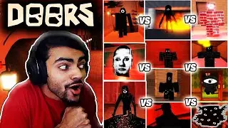Doors VS Every Doors but Bad Chase Scene and other Fanmade Doors SEEK MONSTER [Roblox]