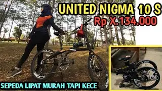 SEPEDA LIPAT MURAH BERKUALITAS UNITED NIGMA 10 S | CARA MELIPAT SEPEDA