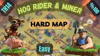 Hard map?!! Just look at how it is destroyed | Clash of Clans Town Hall 14 |The best attack strategy