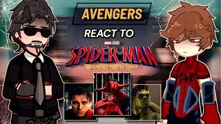 Avengers react to Spider-Man Brand New Day|2x speed|Gacha react | Punisher Peter Parker