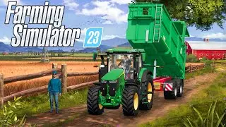 Trailer Full By Sarghum & Harvesting in FS 23 | farming simulator 23 | Timelapse |