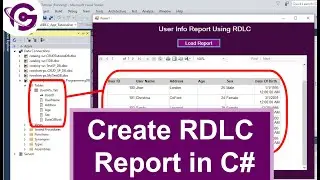 Создание отчета RDLC на языке C# с использованием SQL шаг за шагом | ProgrammingGeek