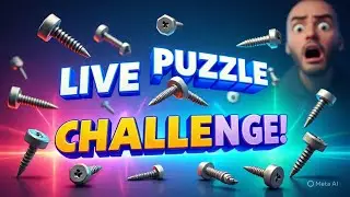 🧠 3D Bolt Master LIVE 🔧 | Mind-Blowing Puzzle Challenge! | Fanta King YT