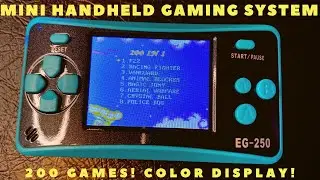 Easegmer Handheld Game Console for Kids Adults, EG-250 Retro Portable Video Games