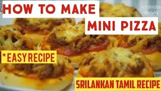 Best home made mini pizza recipe in tamil |Step by Step | As mama lifestyles. 🇱🇰🇶🇦