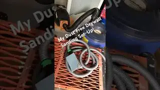 My Dust Free Drywall Sanding  Set-Up! #diy #drywall