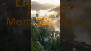 Majestic Sunrise Over Ancient Mountain Castle 🌄🏰✨ | Soothing Nature Escape