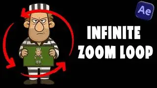 Seamless Infinite Zoom Loop in After Effects | No Plugins| Beginner to Pro