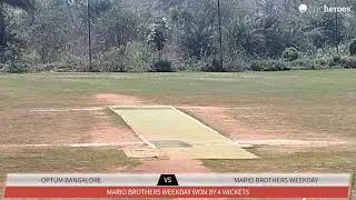 Optum Bangalore vs Mario Brothers Weekday live cricket match | Mario Sixers - Practice Matches live