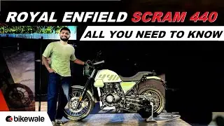 New Royal Enfield Scram 440 Walkaround | Exhaust Sound, Engine Specifications, Features | BikeWale