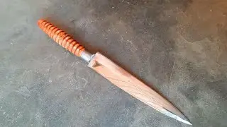 Making a Dagger knife from an old file | Dagger knife making