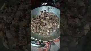 Cooking Assamese Favourite Duck Curry With Raw Papaya #shorts #shortsfeed @mr beast