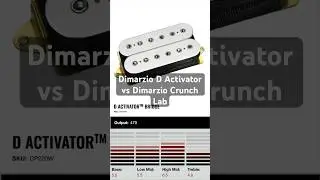 Dimarzio D Activator vs Dimarzio Crunch Lab
