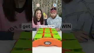 Get 3 in a row to Win!!🤣🤣 #couple #games #boardgames