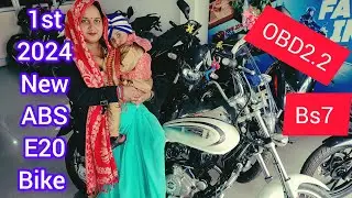 2024 Taking delivery Bajaj Avenger cruise 220cc Bs7 Double ABS E20  #Avenger220cc #Bajajbikedelivery