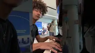 Turning Page on Public Piano #piano #twilight