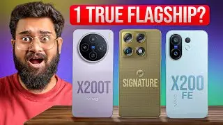vivo X200T vs Motorola Signature vs Vivo X200 FE 🔥 Only 1 KING??