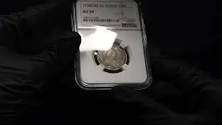 Lot 829 Russia Polupoltinnik 1794 СПБ AK NGC AU50