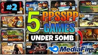 TOP 5 GAMES FOR PPSSPP. HIGHLY COMPRESSED GAMES. UNDER 200MB........