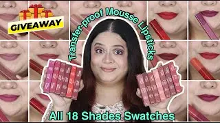 *NEW* Swiss Beauty Mudpie Mousse Lipsticks Swatches + Review | All 18 Shades | Beauty Edit by Amy