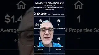 Arlington, MA: September 22nd 2025 Market Insights for Multi-Family Homes!