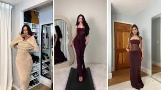 Dresses haul try on tiktok compilation