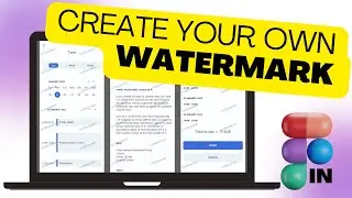 Create your WATERMARK | Figma Tutorial | + Figma LINK 🤘