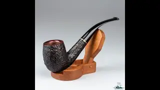(Unsmoked) Savinelli Roma Rusticated Bent (606 KS) 9mm