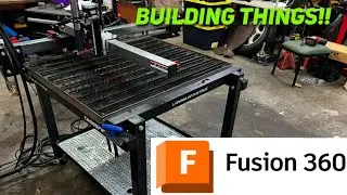 USING FUSION 360 AND MY  LANGMUIR CROSSFIRE!!!!