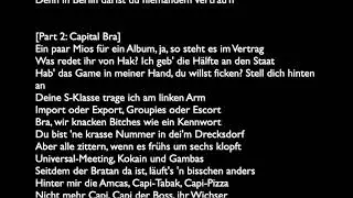 BERLIN - SAMRA, CAPITAL BRA Lyrics