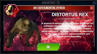 &ldquo;HYBRID D-REX UNLOCKED WITH S DNA! | Jurassic World: The Game&rdquo;.