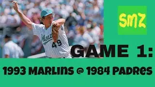 Strat-O-Matic C&D Baseball; 1993 Marlins @ 1984 Padres