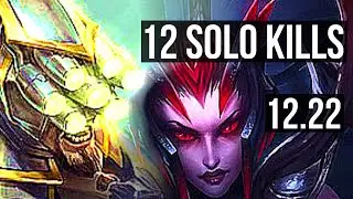 MASTER YI vs ELISE (JNG) | Penta, 12 solo kills, 500+ games | EUW Diamond | 12.22