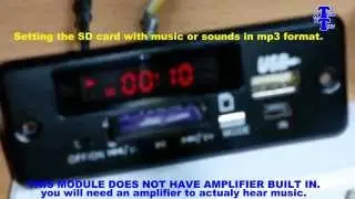 autoplay mp3 sound or music when power on