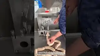 VERFOODSOLUTIONS Chicken Filling Pneumatic Quantitative Sausage Stuffer Machine Test Before Delivery