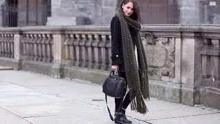 OOTD - XXL Scarf and Chelsea Boots