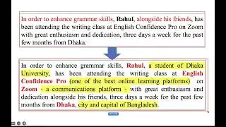 Writing Masterclass: ইংরেজি বাক্য বড় করার কৌশল | Munsur Hallas Sir | English Confidence Pro.