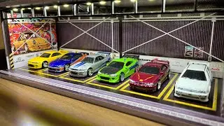 G-Fans 1/64 Diorama parking garage with LED Lighting￼ ￼